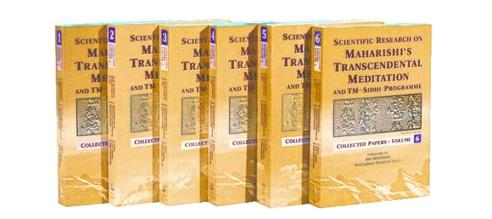 Six volumes d'études scientifiques sur la Méditation Transcendantale